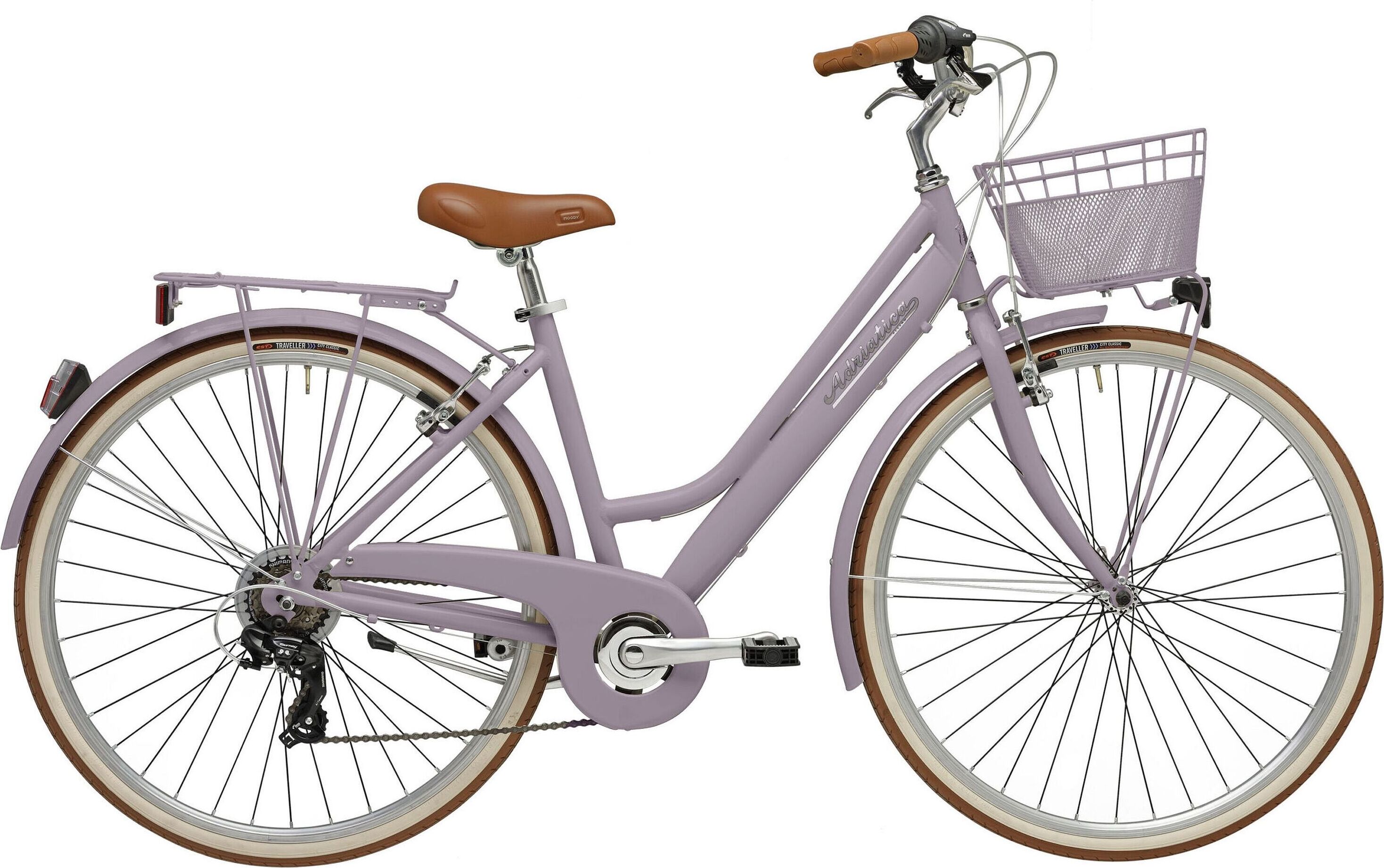 69 Adriatica Cityfahrrad 28 Zoll RETRO Lady malve