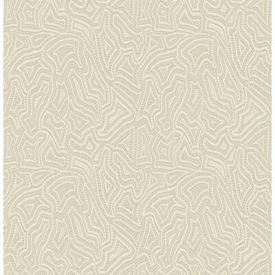 A-Street Prints Hollenback Gold Dotted Abstract Wallpaper