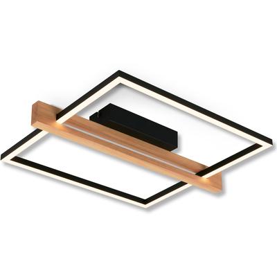 BRILONER LEUCHTEN Deckenleuchte "Moldura Deckenleuchte", braun, Leuchten, Deckenleuchte