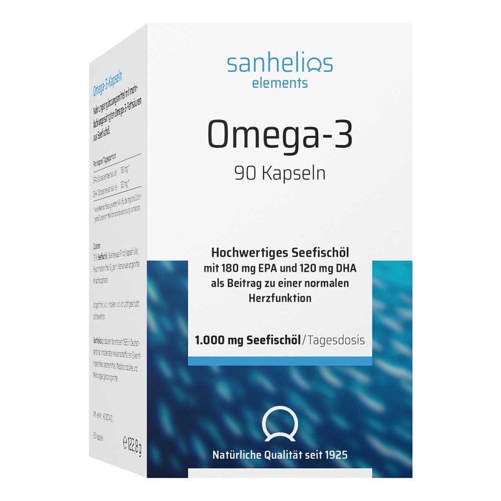 Hansa Naturheilmittel GmbH Sanhelios Omega-3 Kapseln 1000 19298551