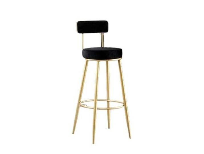Bvn5kQ3dy Barstühle Hochstuhl for den Haushalt, Bar, Café, mit Rückenlehne, 65/75 cm(Mittel)