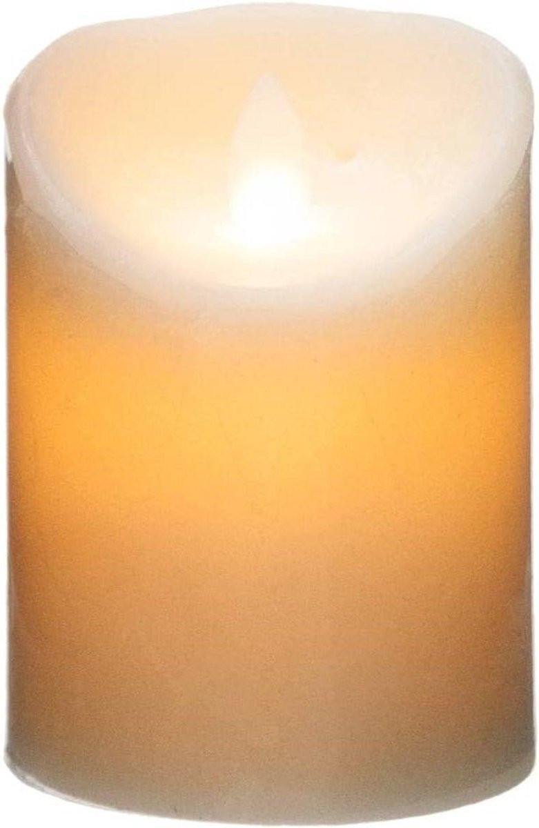 Wit Led Kaars Decoratieve Lamp met 7,5 cm Diameter