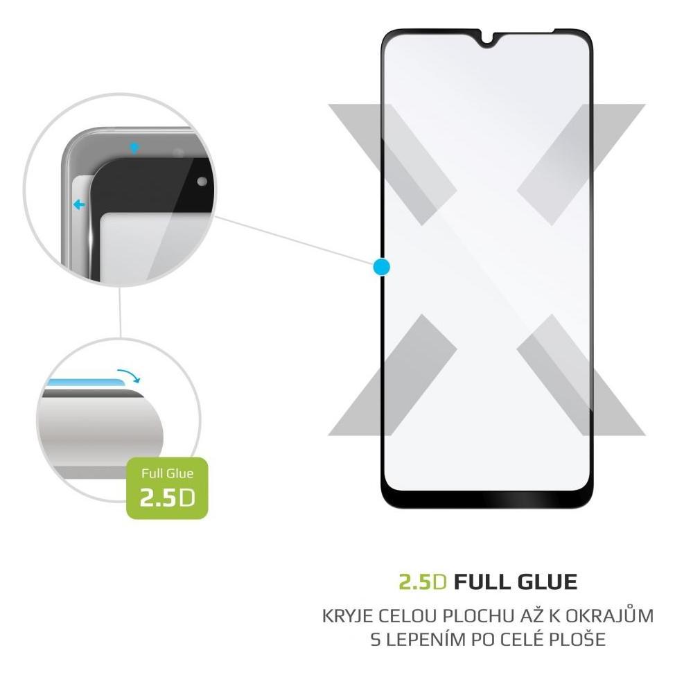 Fixed Full-Cover Schutzglas für Samsung Galaxy A12, schwarz (Samsung Galaxy A12) (FIXGFA-653-BK)