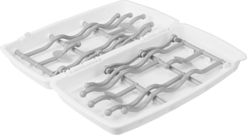 BabyOno Bottle Drying Rack égouttoir à bouteille I. White 1 pcs