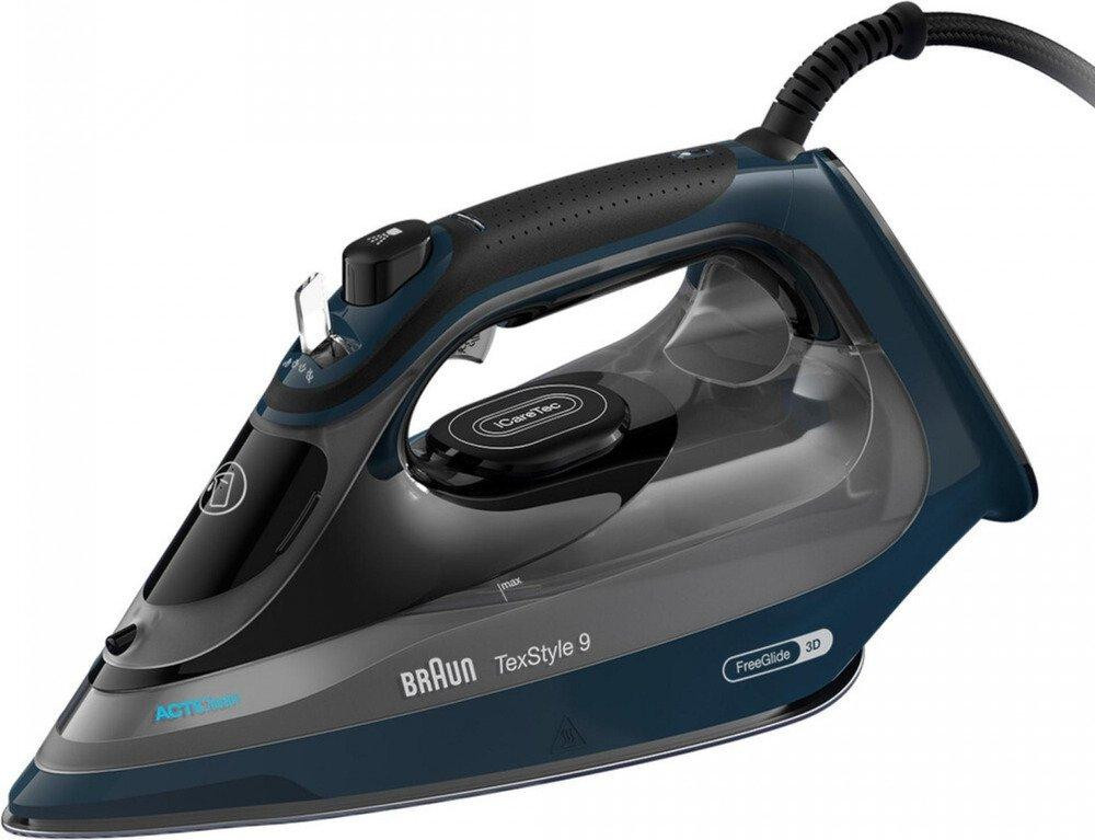 Braun TexStyle 9 SI9682DB Stoomstrijkijzer Blauw