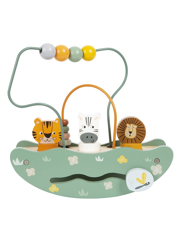 small foot Motorikschleife mit Wippe "Safari" - ab 12 Monaten - onesize