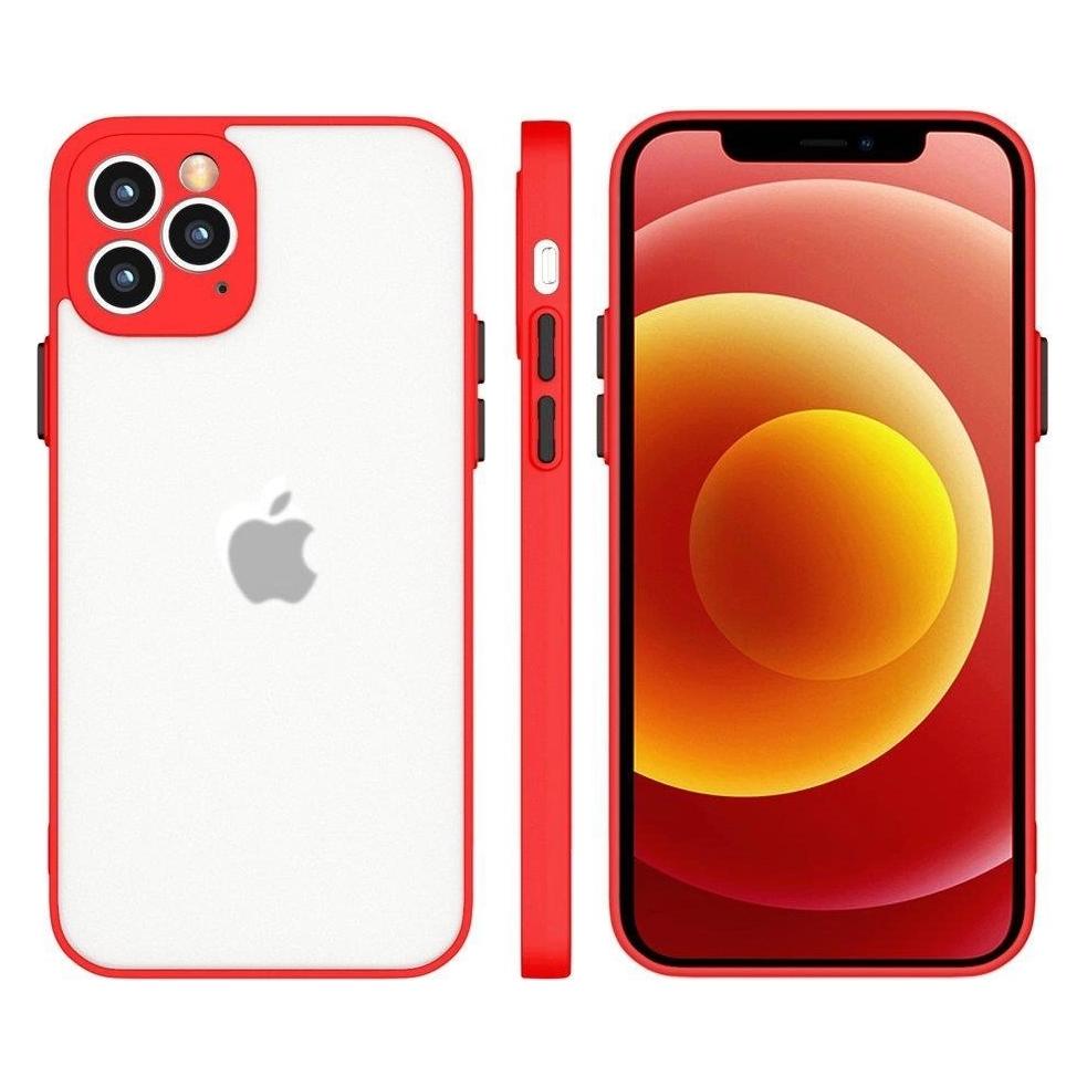 Hurtel Milky Case Flexible, durchscheinende Silikonhülle für Xiaomi Redmi Note 10 / Redmi Note 10S Red (Xiaomi Redmi Note 10, Xiaomi Redmi Note 10S) (1404978613)