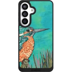 Nivocase Handyhülle für Samsung Galaxy S26+ Hülle NIVOpure Case Schwarz Malerei Tiere Vogel (Samsung Galaxy S26+), Smartphone Hülle, Schwarz