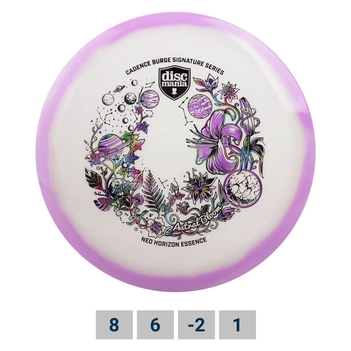 Bloom Diskgolfo diskas Fairway Driver NEO HORIZON ESSENCE Astral Candance Burge series Purple (78305730)
