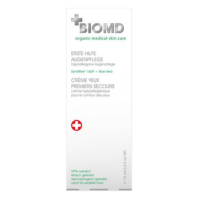 BioMD Erste Hilfe hypoallergene Augenpflege Creme 15 ml