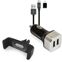 Ultron RealPower 168182 - Auto - Zigarettenanzünder - 1 m - Schwarz - Silber