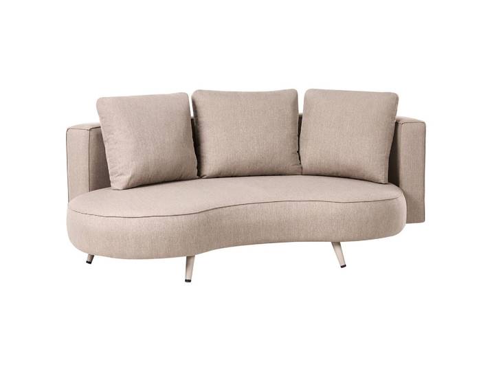 GARTENSOFA 3-Sitzer rechtsseitig Beige Parori