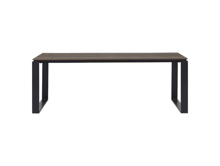 ebuy24 Gartentisch, Martinus, Schwarz, Hdpe, 210 x 100 x 75 cm, Kunststoff, 210x75x100 cm, Gartenmöbel, Gartentische, Gartentische