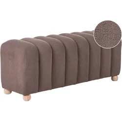 POLSTERBANK Bouclé Braun Idyllwild