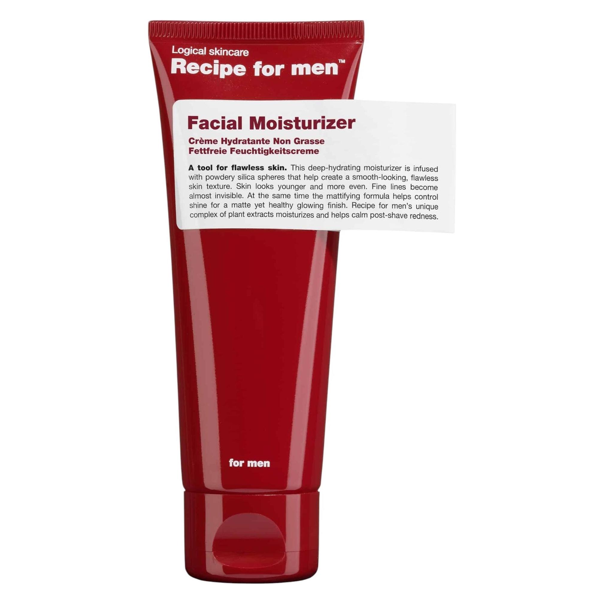 Recipe for men Fettfreie Feuchtigkeitscreme (75 ml, Tagescreme) (10586)