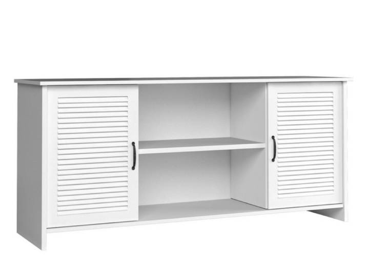 KONSIMO® Lowboard MARIME RTV-Schrank TV-Board Fernsehschrank, mit Türen, maritimer Stil, fräsen