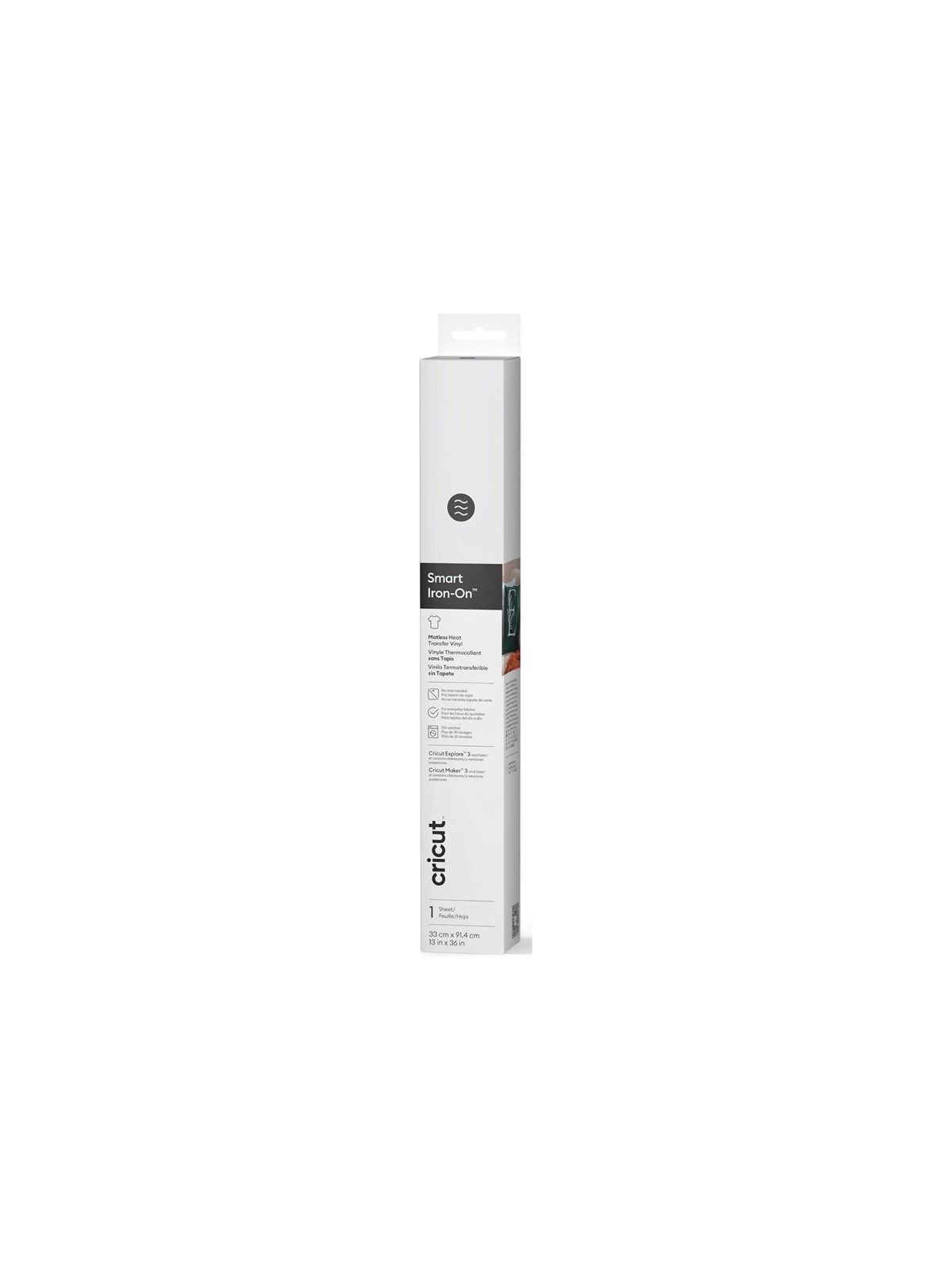 Cricut Smart Iron-On - heat transfer material - 33 cm x 90 cm - white