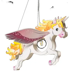 Elobra Pendelleuchte PEGASUS MÄRCHENWELT, E27, rosa ELO-135464