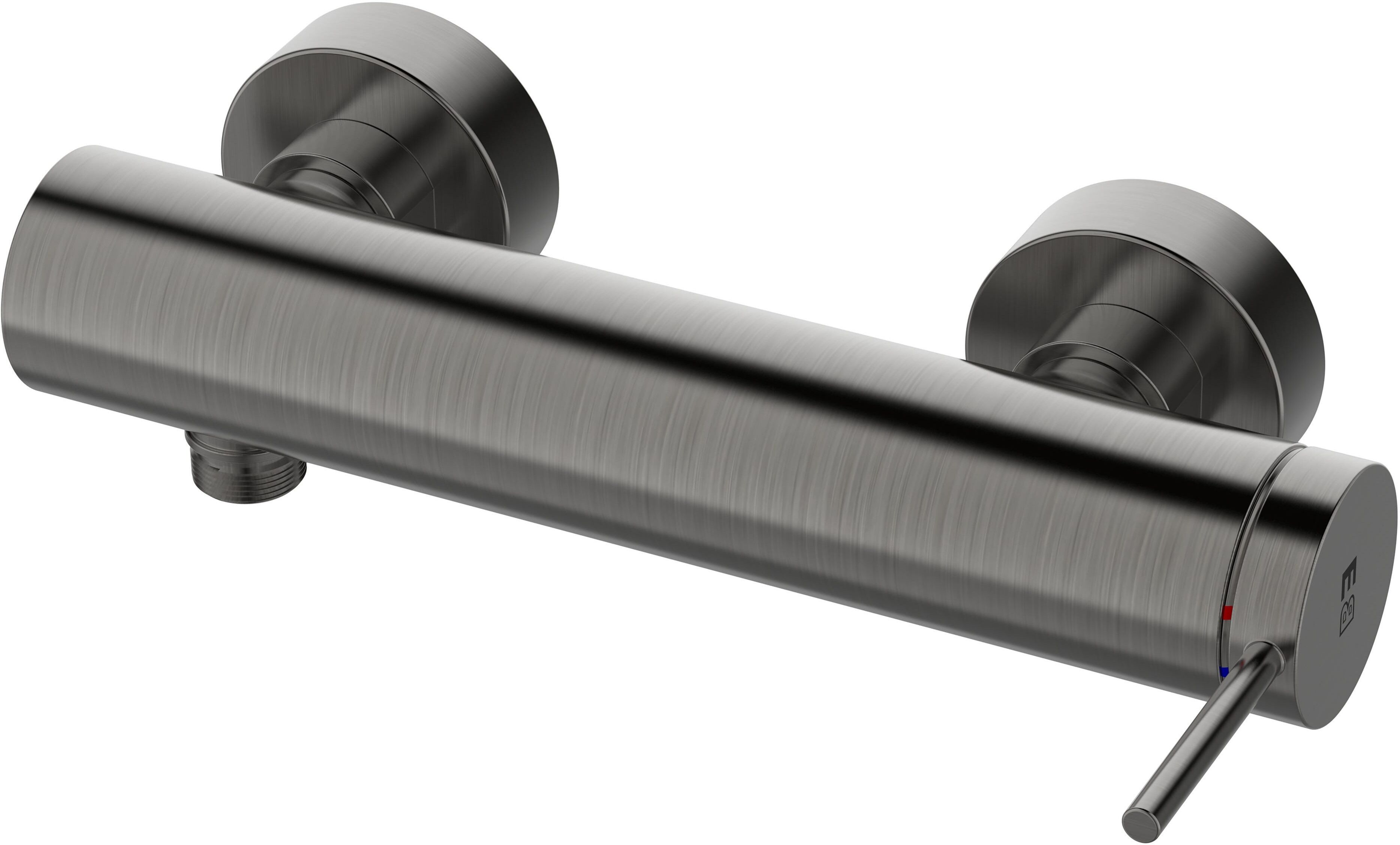 Essebagno MISCELATORE DOCCIA ESTERNO  FULL GUN METAL CARTUCCIA Ø 35 mm