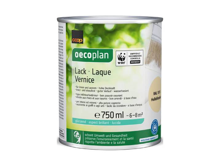 Oecoplan Lack glänzend Hellelfenbein 750 ml