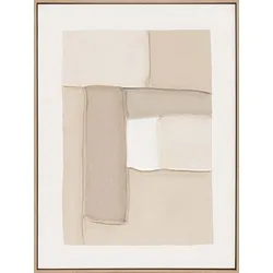 Gemälde SHADES OF SAND (BHT 60x80x4,50 cm) - beige - BHT 60x80x4,50 cm