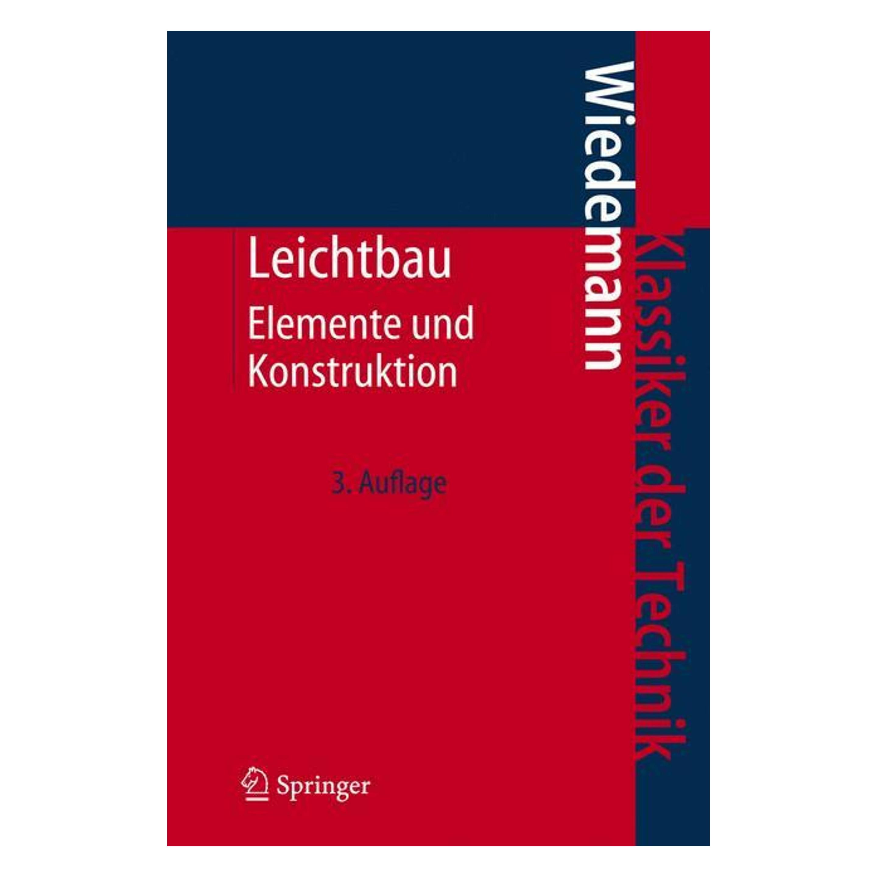 Springer Leichtbau (Deutsch, Johannes Wiedemann, 2007) (9783540336563)
