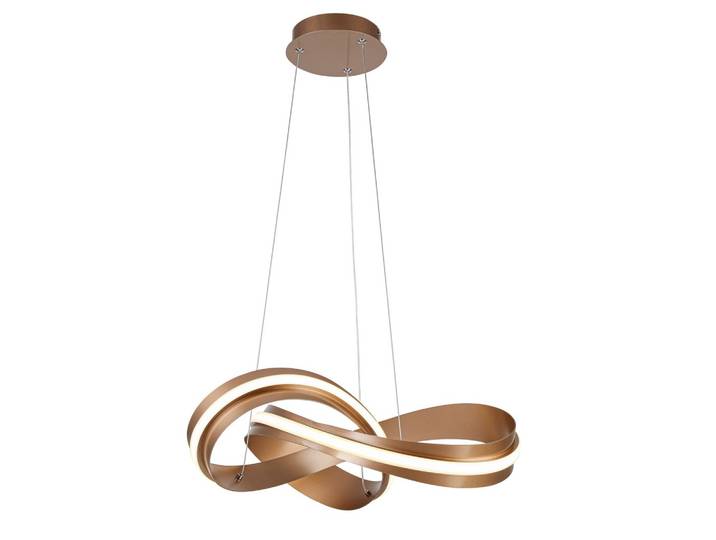 LED-Hängeleuchte 52/120 cm Cappuccino