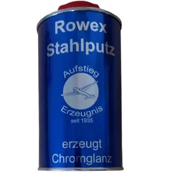 Rowex Stahlputz Herdputz - Herdputzmittel - erzeugt Chromglanz - 500g