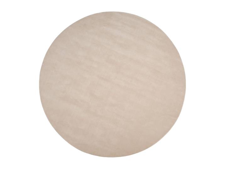 Linie Design Halo Cloud Wollteppich rund Beige, Ø250 cm