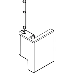 HSK Ersatzteile Scharnierhälfte oben rechts, Chrom, E88311-OR-41 E88311-OR-41