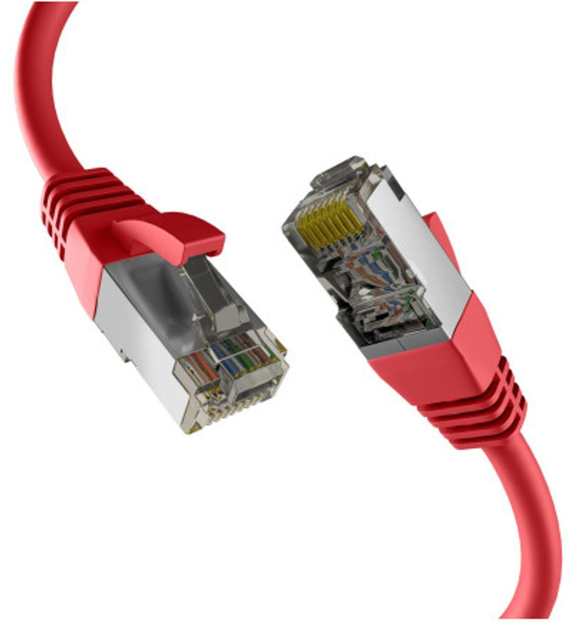EFB Cat8.1 Patchkabel RJ45 S/FTP Rood 20m