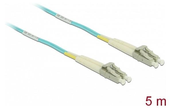 Delock Glasvezelkabel LC naar LC multimode OM3 5 meter