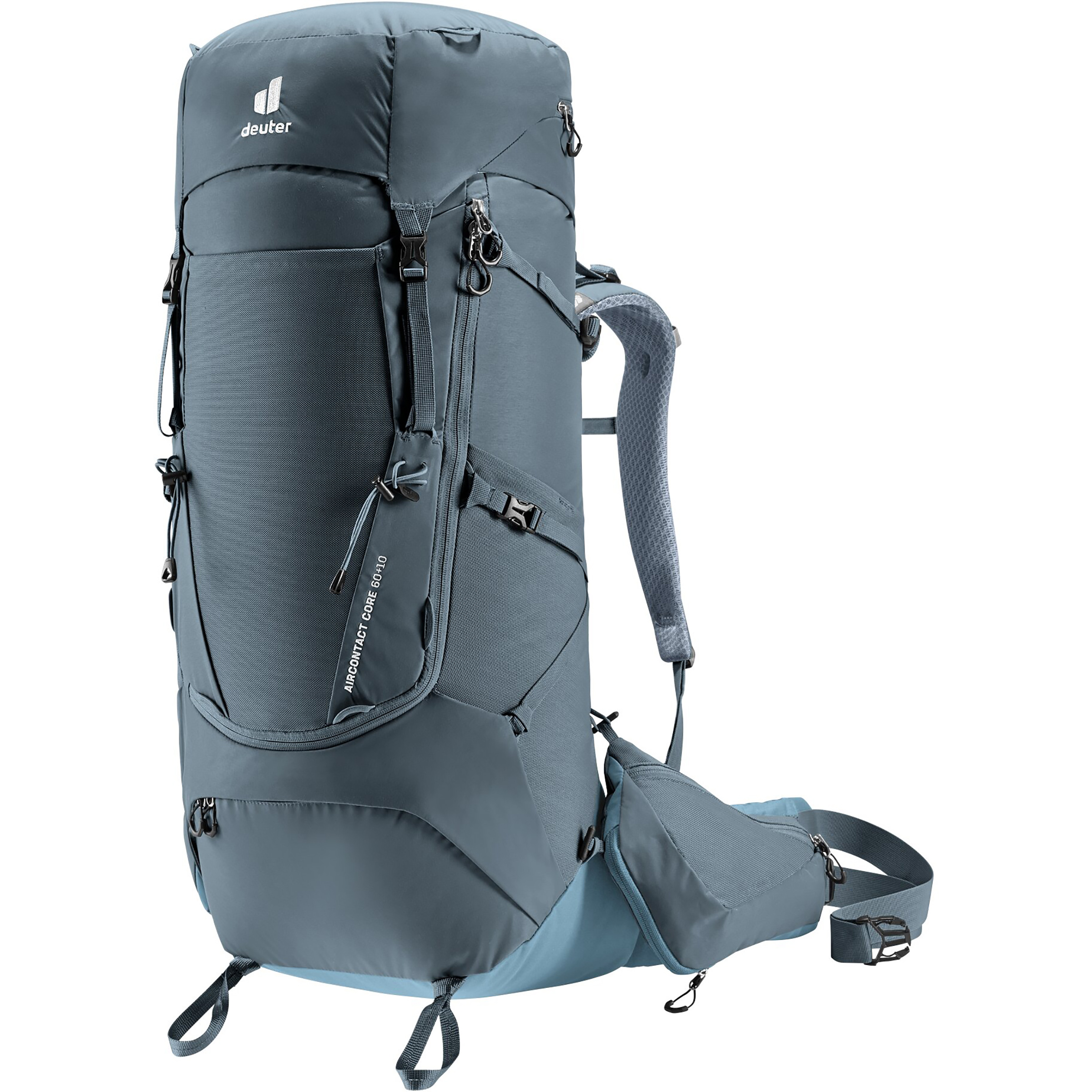 Deuter Aircontact Core 60+10 Trekkingrucksäcke grau Größe 60+10L Camping