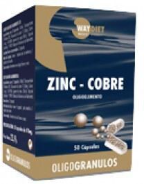 Waydiet Zinc + Copper Oligogranules 50 Capsules
