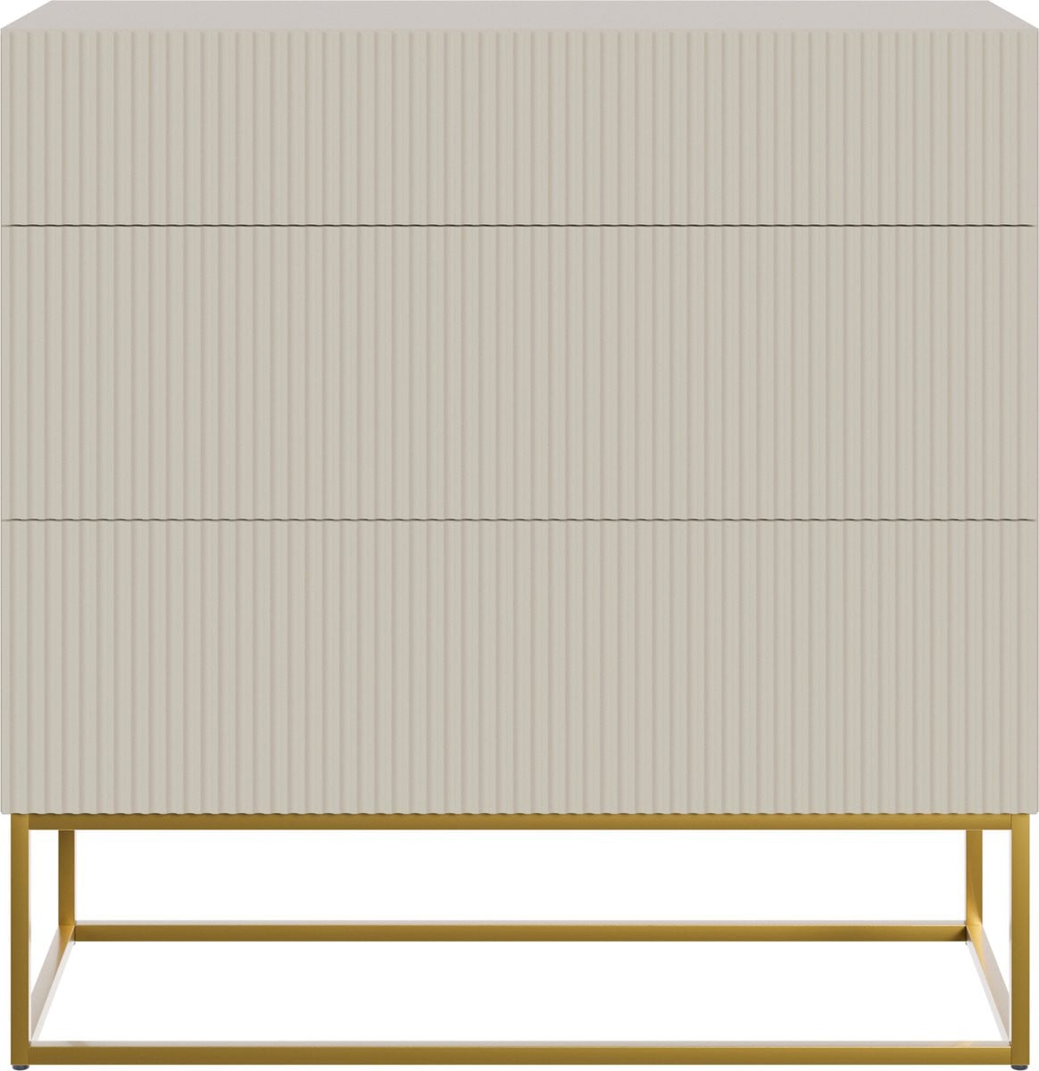 Selsey Veldio Dressoir met 3 lades, Grijsbeige, Breedte: 90 cm