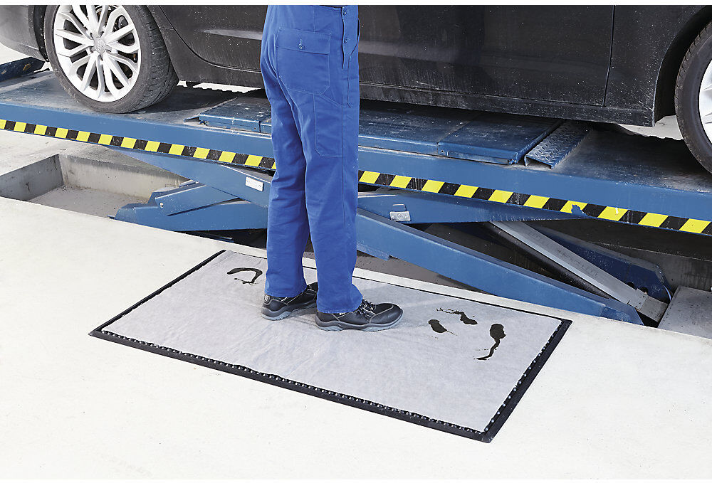 Arbeitsplatzmatte Eco Stance, LxBxH 1570 x 870 x 12,7 mm, schwarz NOTRAX