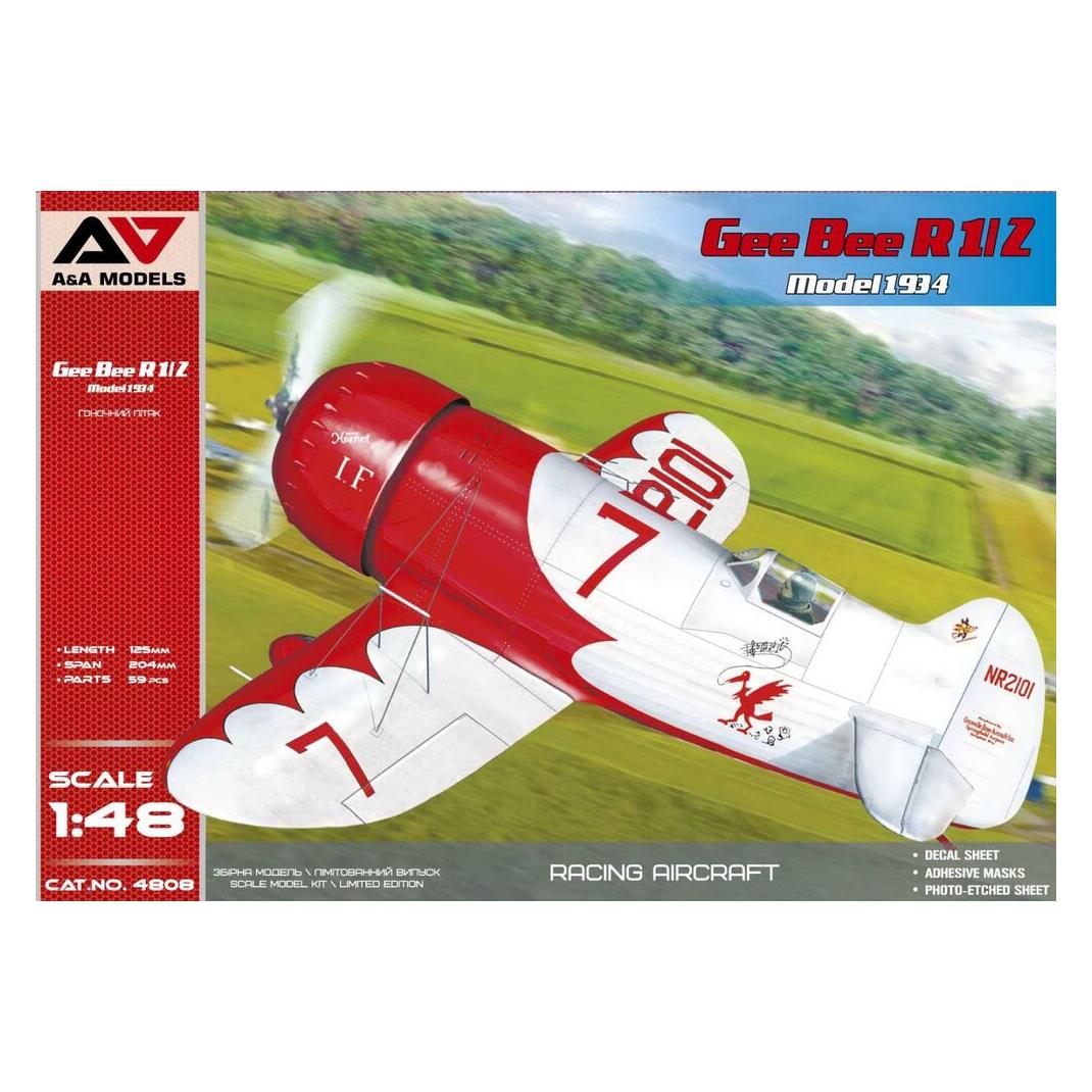 A&A Models Gee Bee R1/R2 racing aircraft (1934-35 ver.) (AAM4808)
