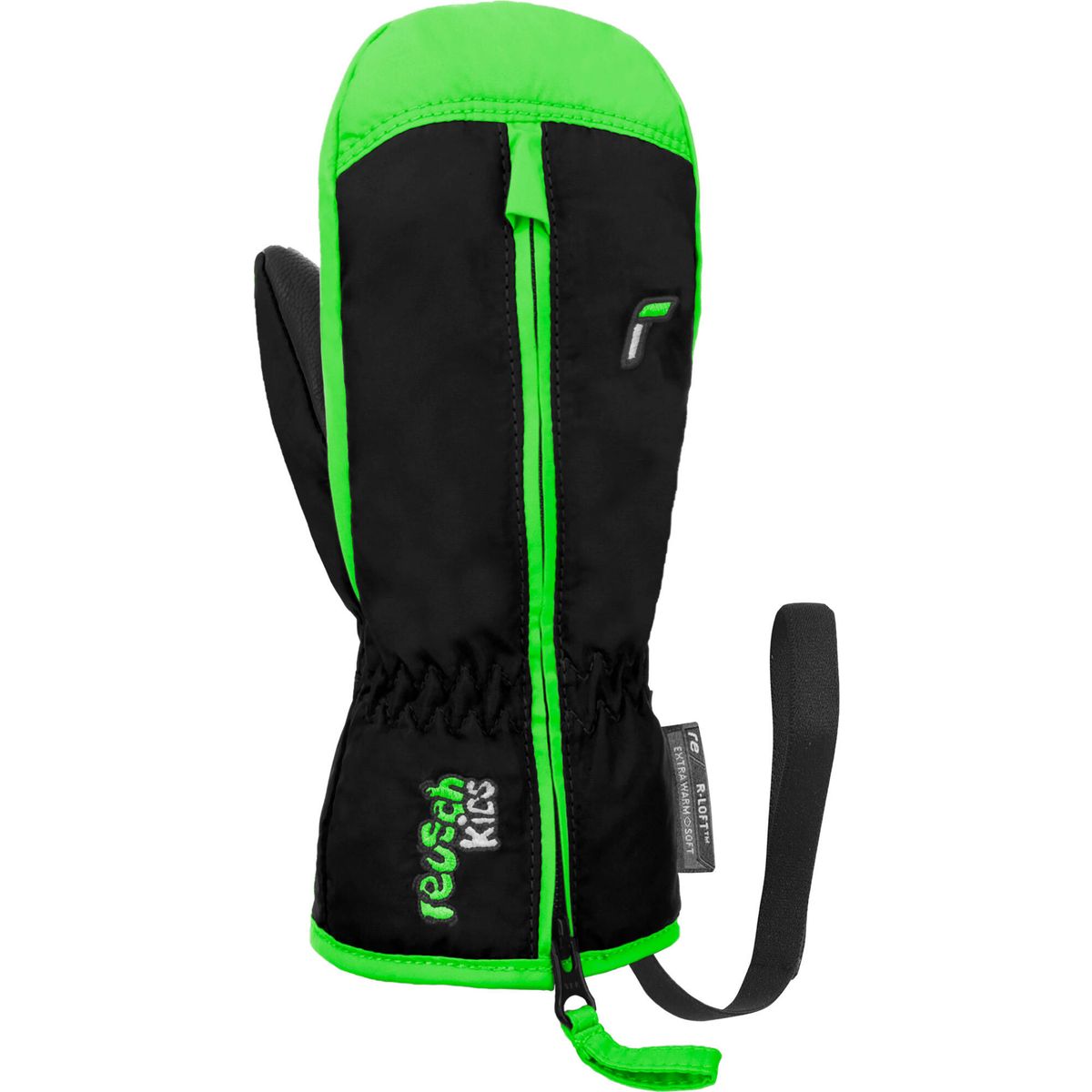 Reusch Ben Mitten black / neon green (7716) Zero / 0 6285408-7716-Zero / 0