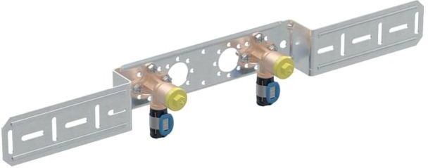 Geberit FlowFit Anschluswinkel 619661001 DN 15, Ø 20 mm, Rp 1/2, 59,7 cm, 90Grad, Trinkwasser