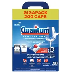 Finish Professional 200er-Pack Spülmaschinencaps »Quantum Professional« Gigapack weiß