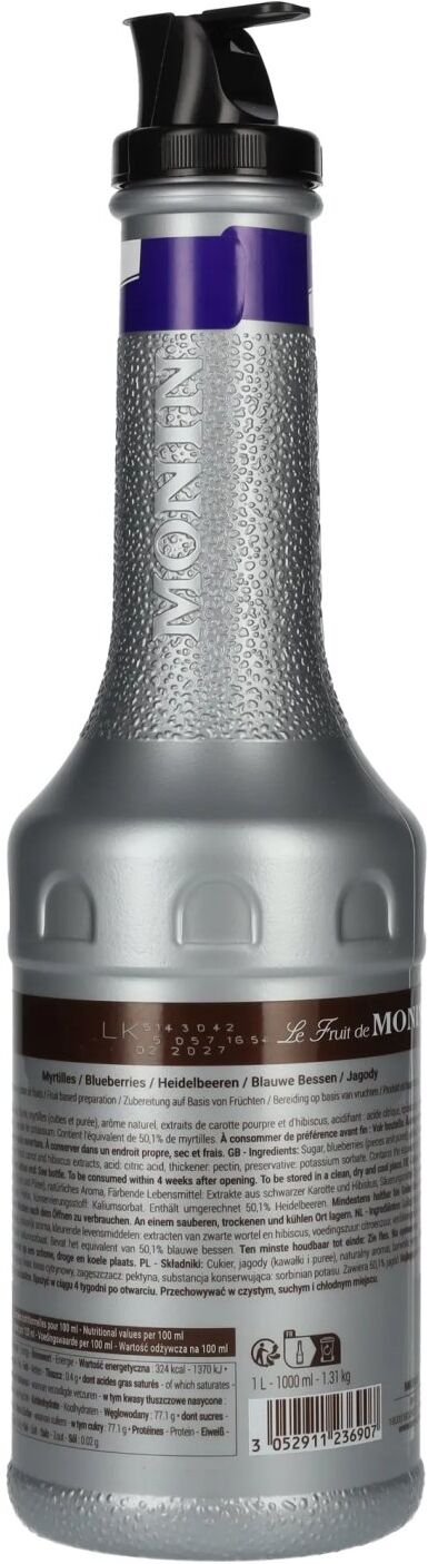 Monin Fruchtpüree HEIDELBEERE 1l PET