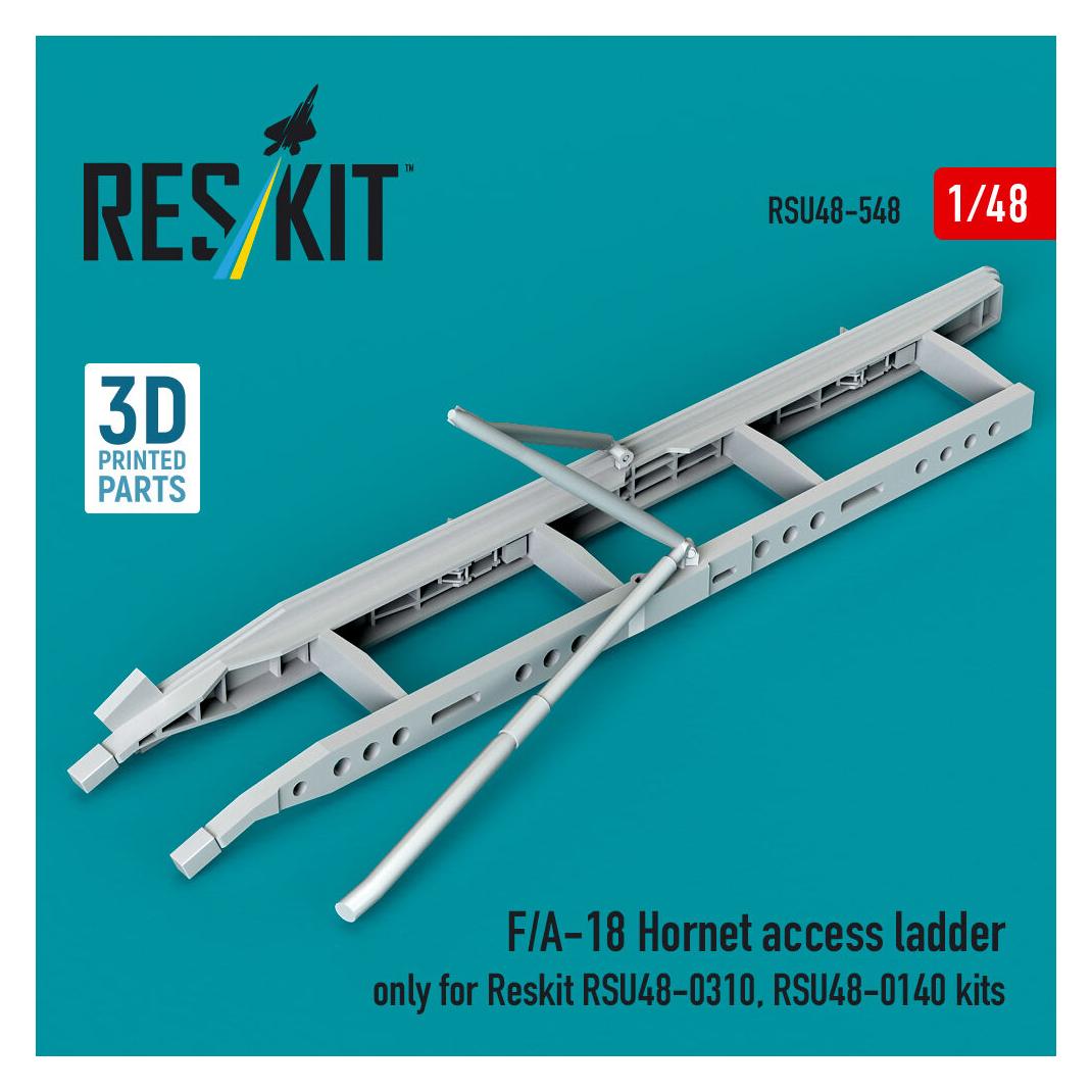 ResKit F/A-18 Hornet access ladder only for RSU48-0310, RSU48-0140 kits (3D Printed) (RSU48-0548)
