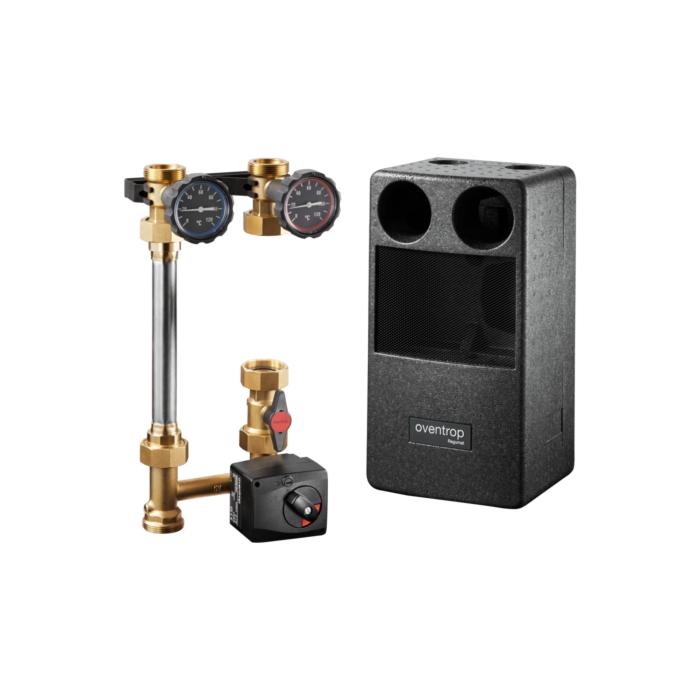 Oventrop Regumat Kessel-Anbindesystem 1357273 DN 25, Grundfos ALPHA 2 25-60, mit Pumpenkugelhahn