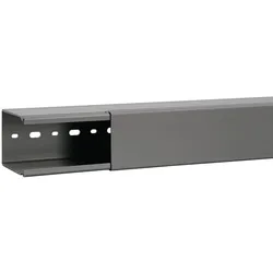 Hager B8006007030B Leitungsführungskanal mit Deckel 80x60mm, PVC grau  - 2 Meter