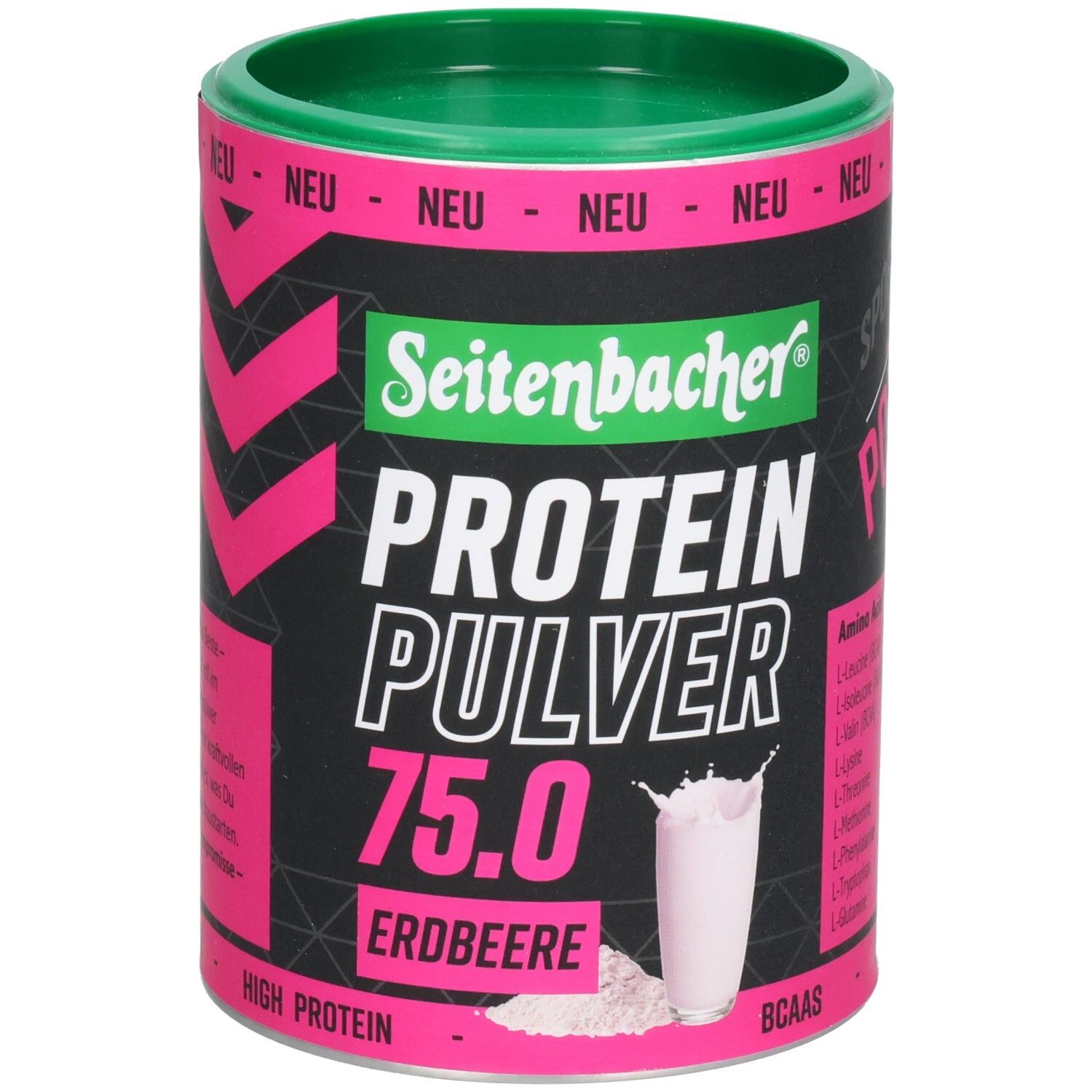 Seitenbacher Protein Pulver Erdbeere 250 g