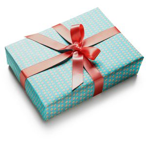 Clairefontaine Geschenkpapier 223871C, Tiny Rolls, Blumen, blau, 35cm x 5m