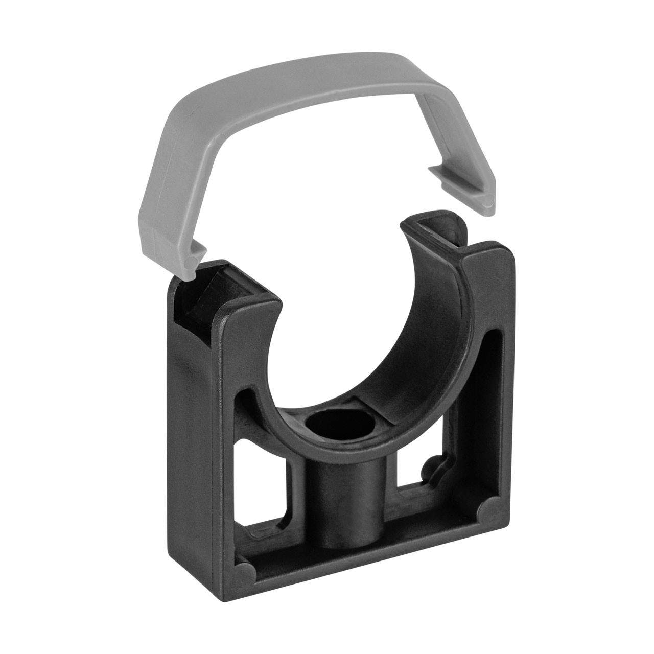 REKUBIK Rohrklemme + Bügel für PVC-U & PE-Rohre 75mm
