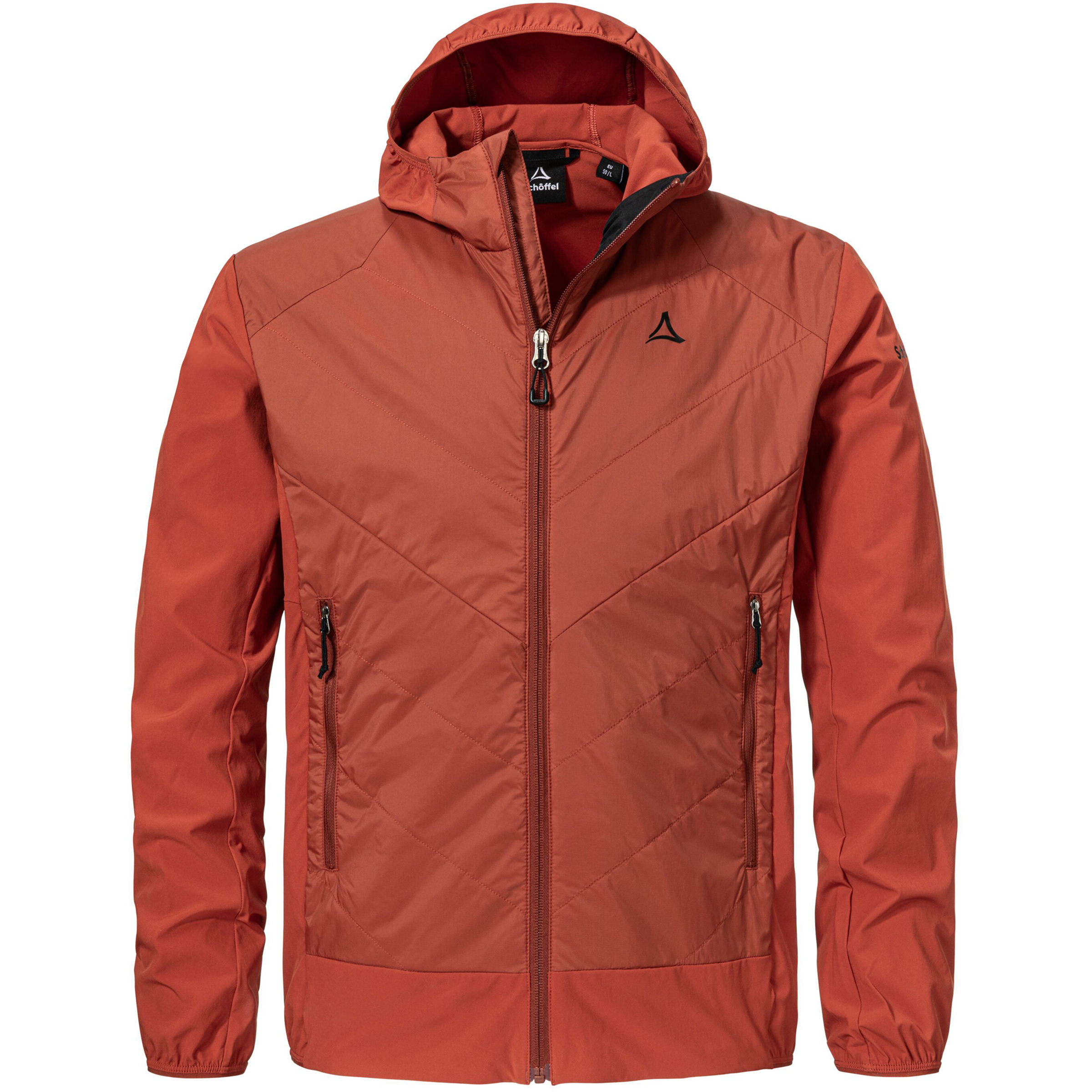 Schöffel Style Blaueis Hybrid Herren Kunstfaserjacke rot Größe XXL Camping Klein verpackbar Wasserabweisend