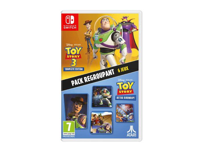Toy Story : Retro Roundup ! + Toy Story 3 Complete Edition Double Pack Switch ATARI