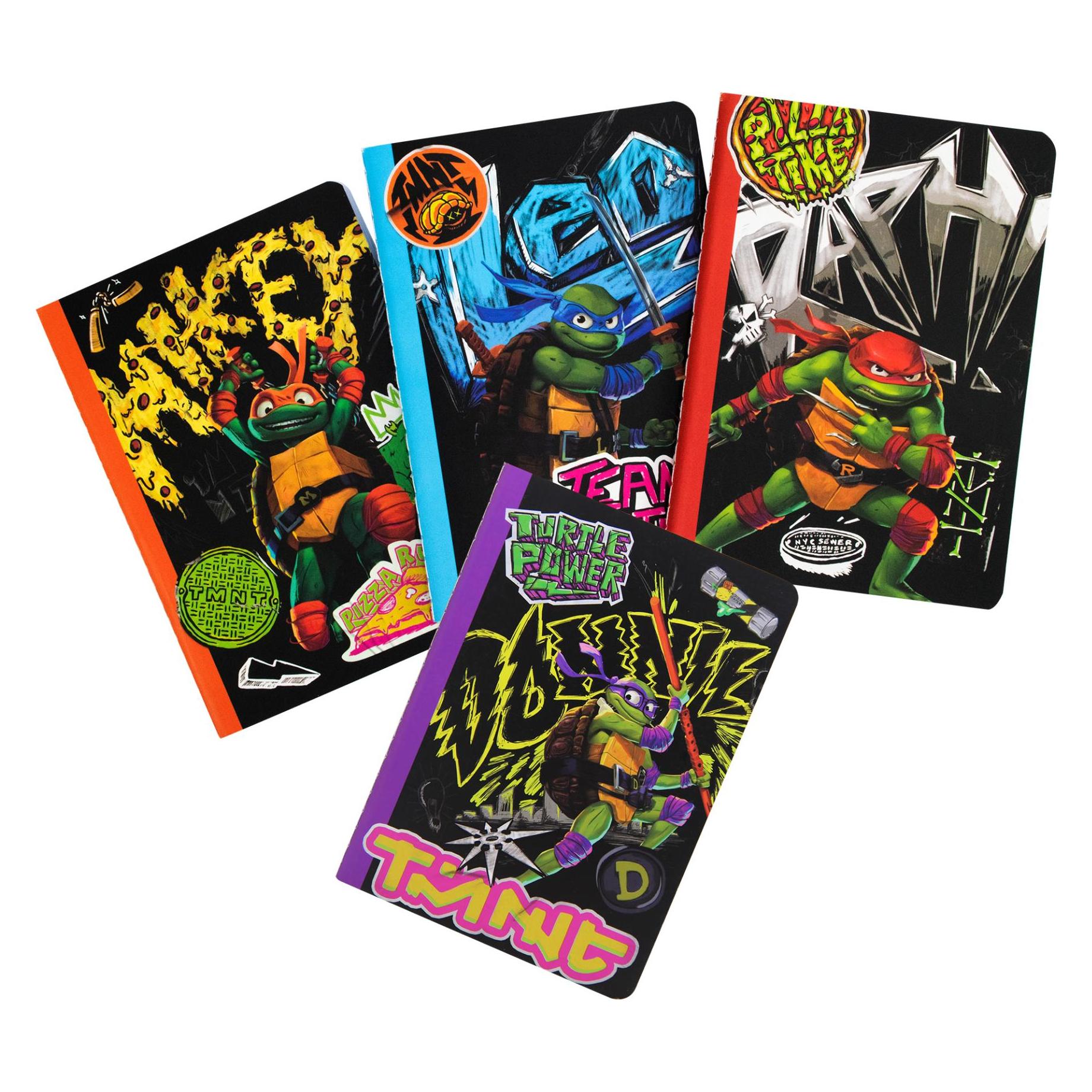 Thumbs Up ThumbsUP! Notizbuch 4er Set - TMNT (A6, Liniert) (5056563716020)